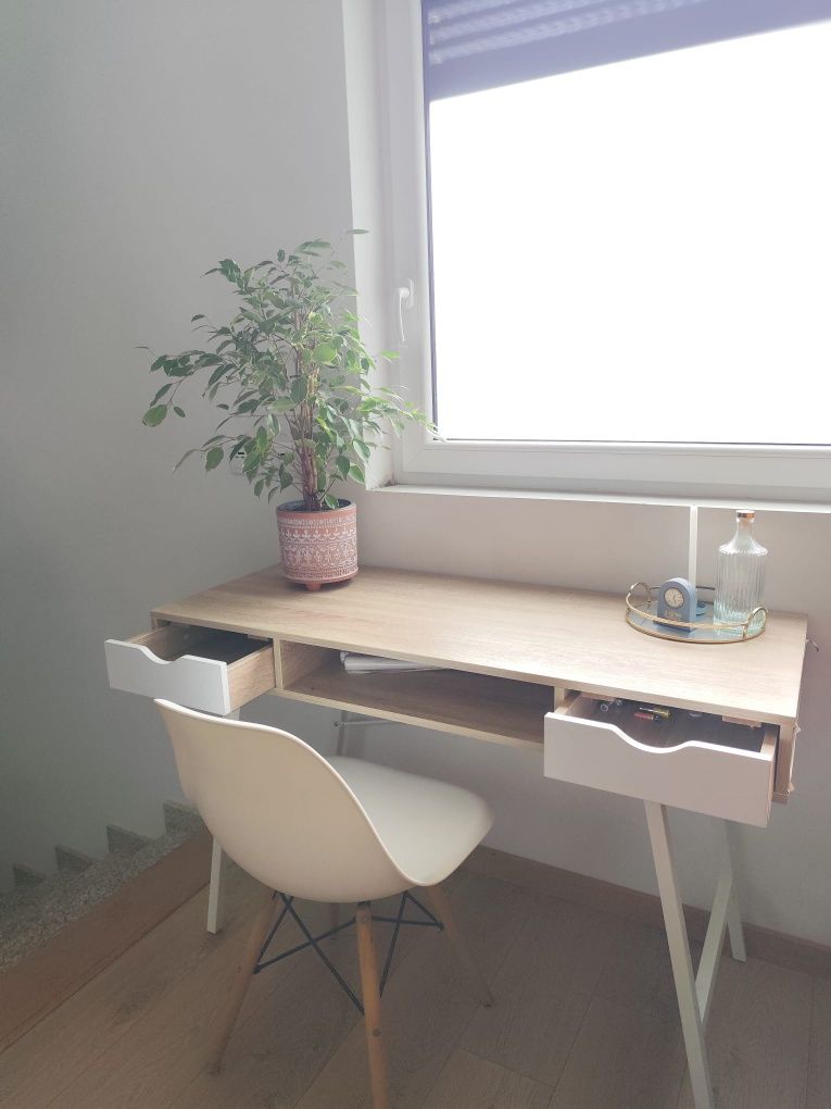 Secretaria com 2 gavetas vintage oak