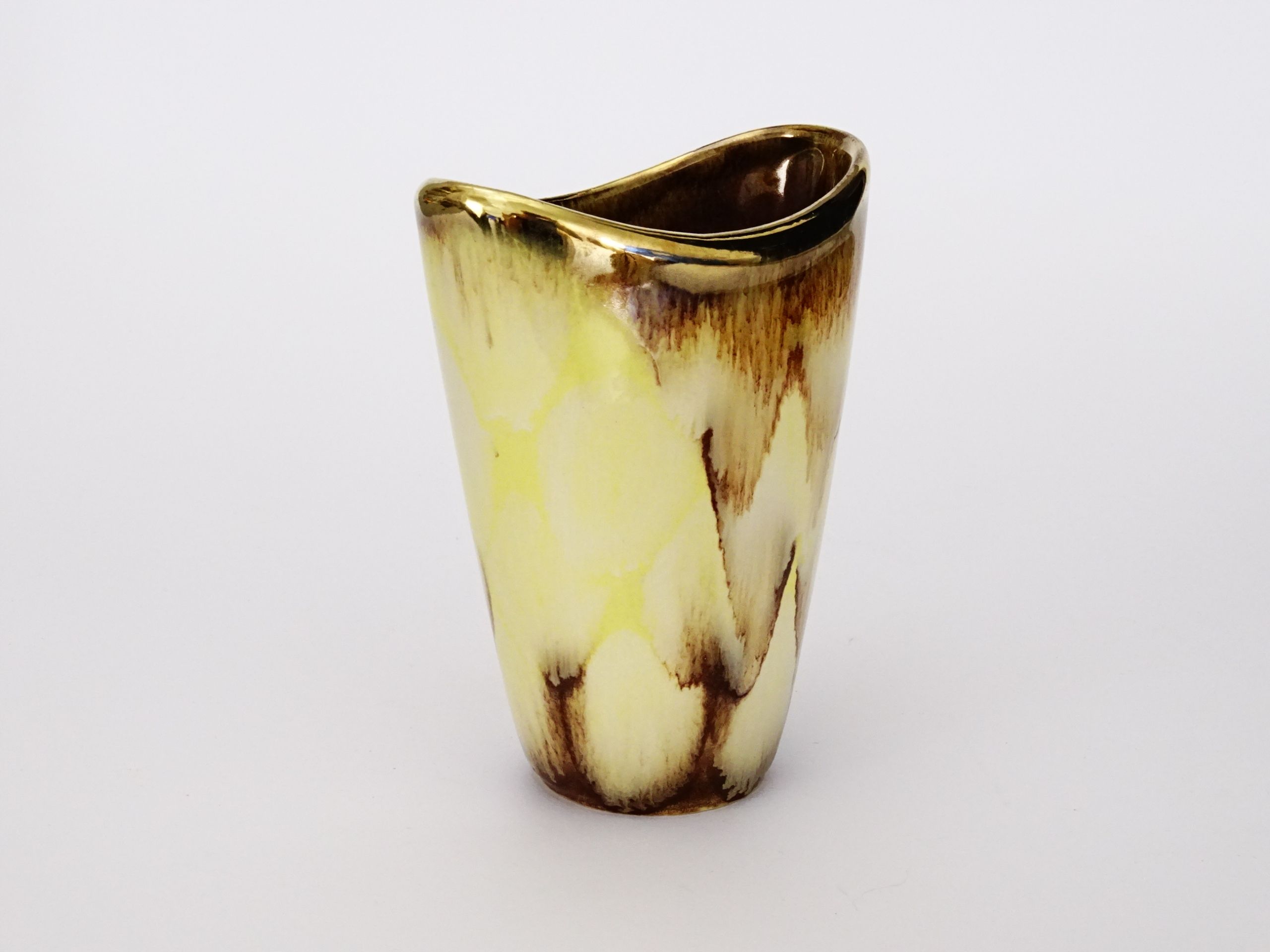 lata 50 piękny ceramiczny wazon wazonik