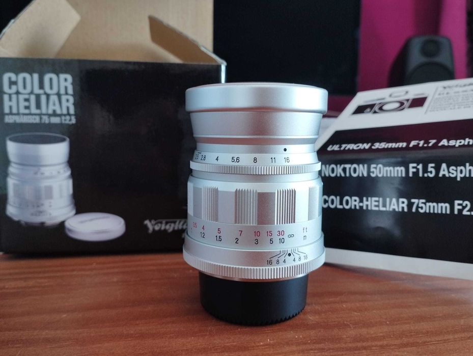 Vogtlander Heliar 75mm f2.5 aspherical M39 (Rosca)