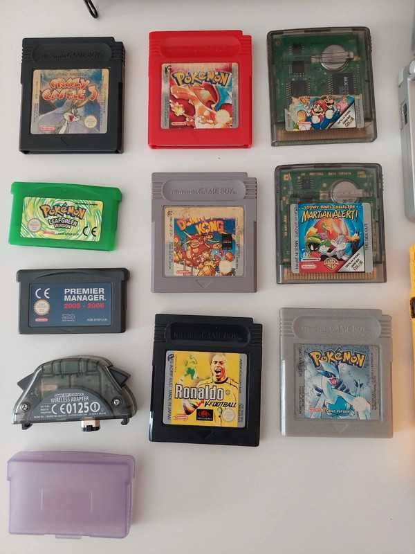 LOTE RETRO GameBoy Colors + Advance + Bolsa + Jogos