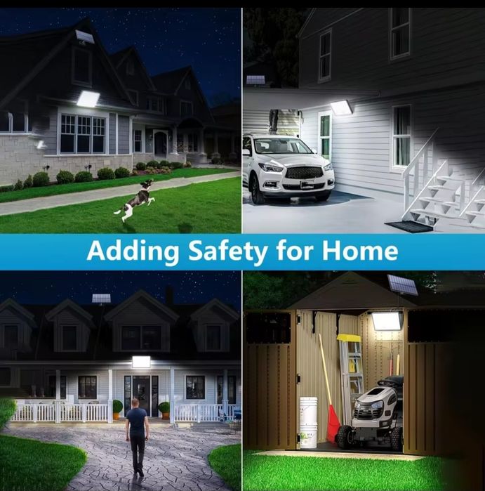 Projectores luz led solar exterior c sensor de movimiento