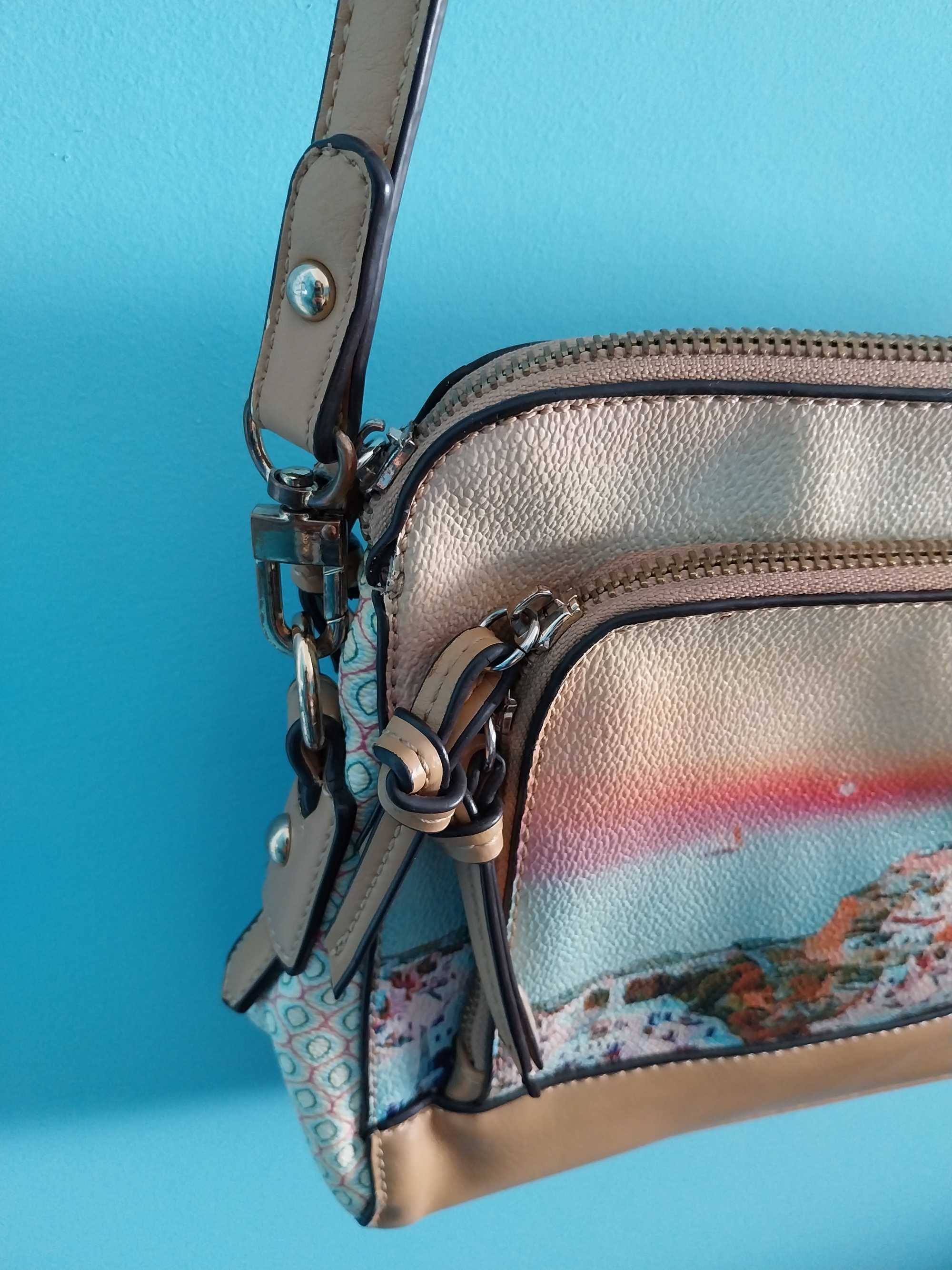 Bolsa/ Mala de ombro com estampado da Parfois, multicolorida