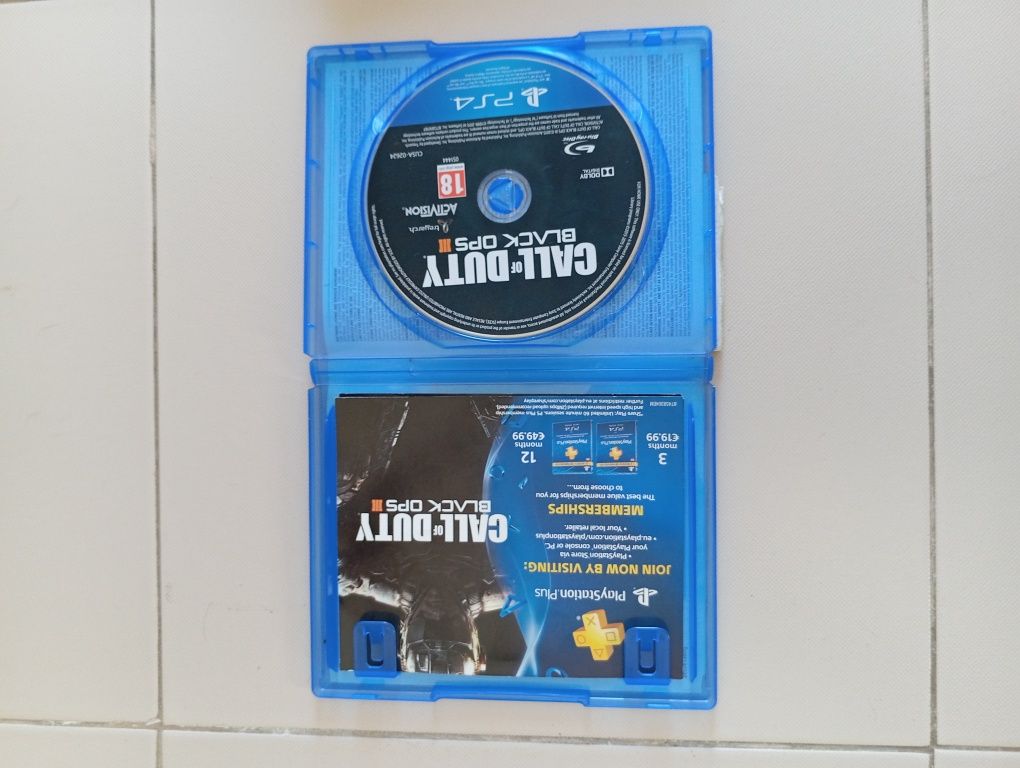 Jogo COD - BO3 para PS4