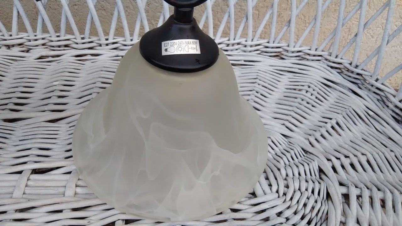 Lampa wisząca kuty metal j. nowa