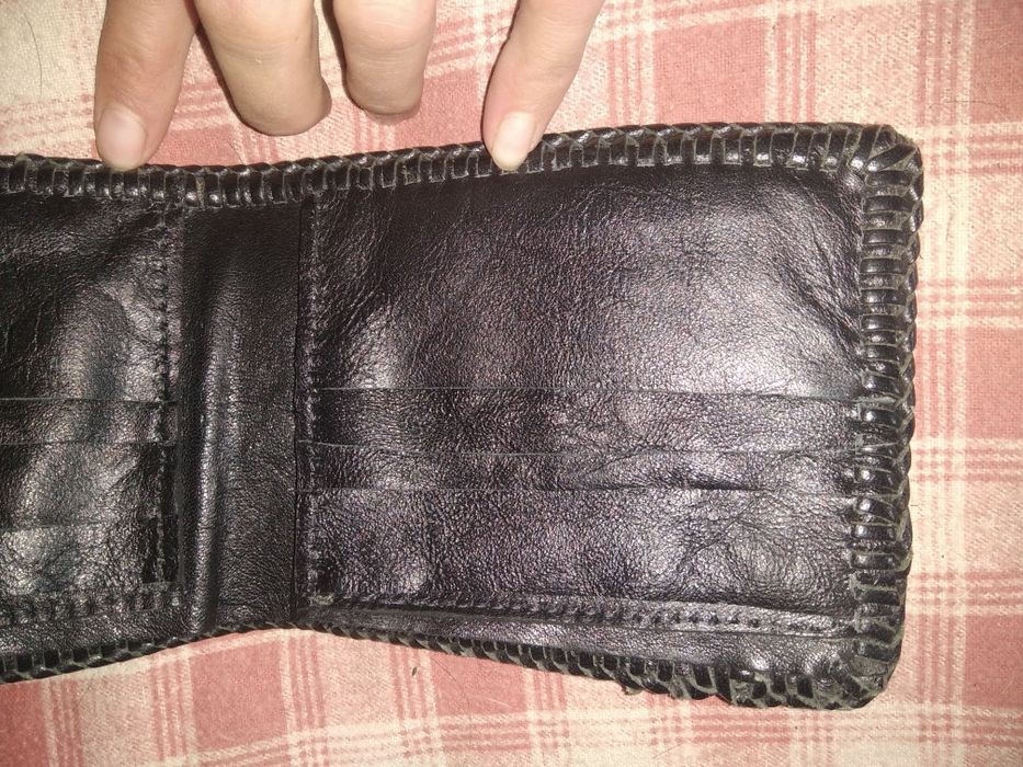 Шкіряний гаманець ручної роботи