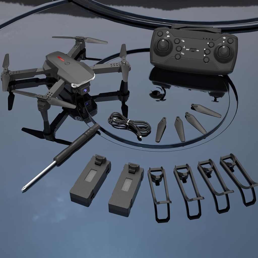 Dron z kamerą 720p, Wipkviey T27 RC Quadcopter, z 2 bateriami i etui