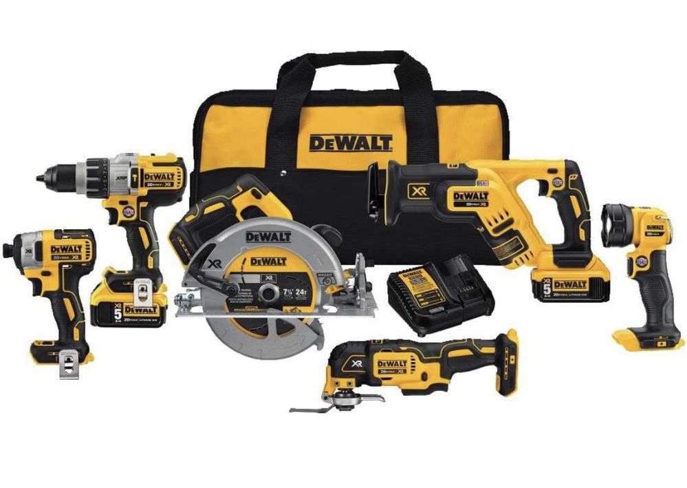 DEWALT 20V MAX Power (DCK694P2) з батареями та зарядкою