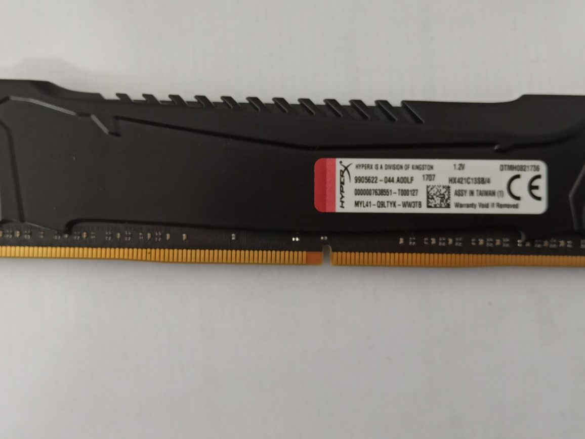 Memória RAM 4gb DDR4 Kingston HyperX Savage