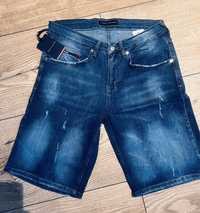 Tommy hilfiger spodenki  meskie jeansowe