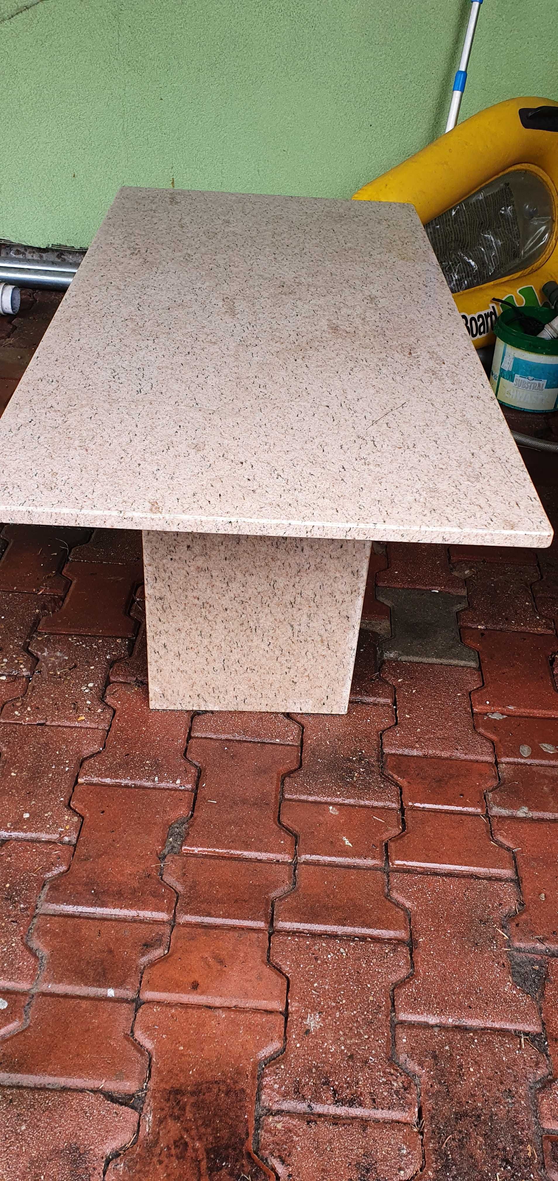 Stół marmurowy 120cm solidny i ciężki