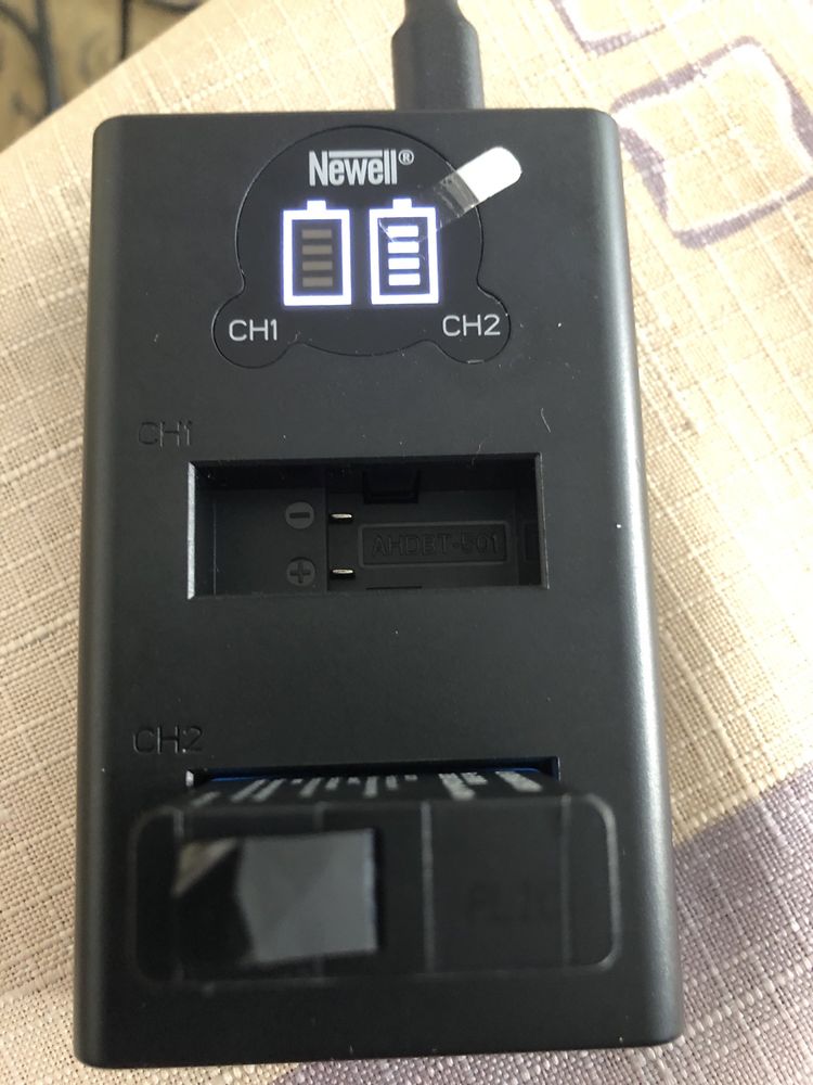 Ładowarka Newell DL-USB-C + orginalna bateria GoPro 8 oraz 2 akumul