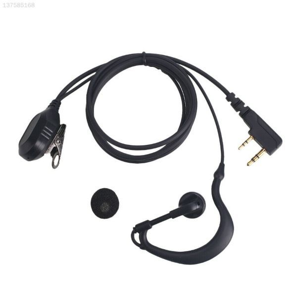 Auricular -Fones de Ouvido com Microfone para Rádio Walkie Talkie Kenw