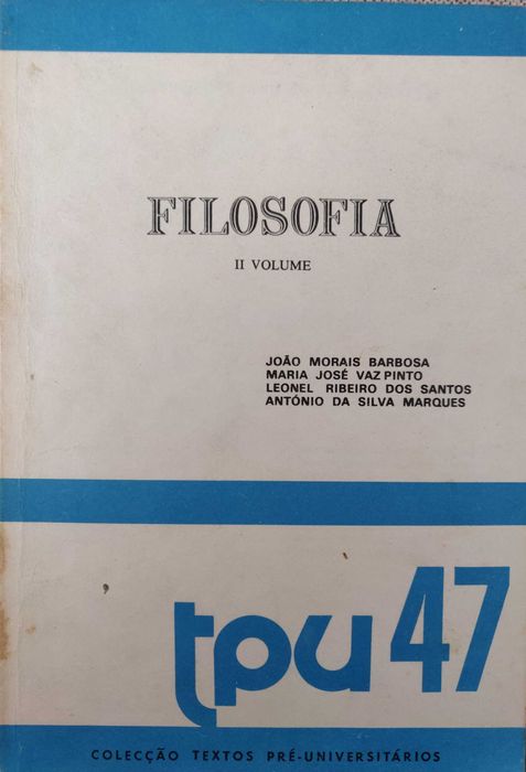 Filosofia II Volume (tpu 47)
