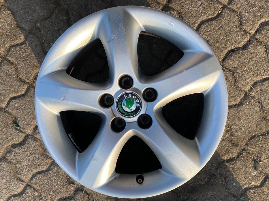 ALUFELGI SKODA Fabia Roomster Rapid 6jx15 cali ET43 5x100 !