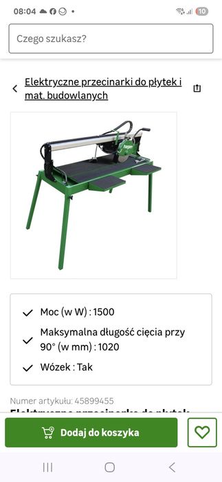 Sprzedam przecinarkę do glazury Hagen