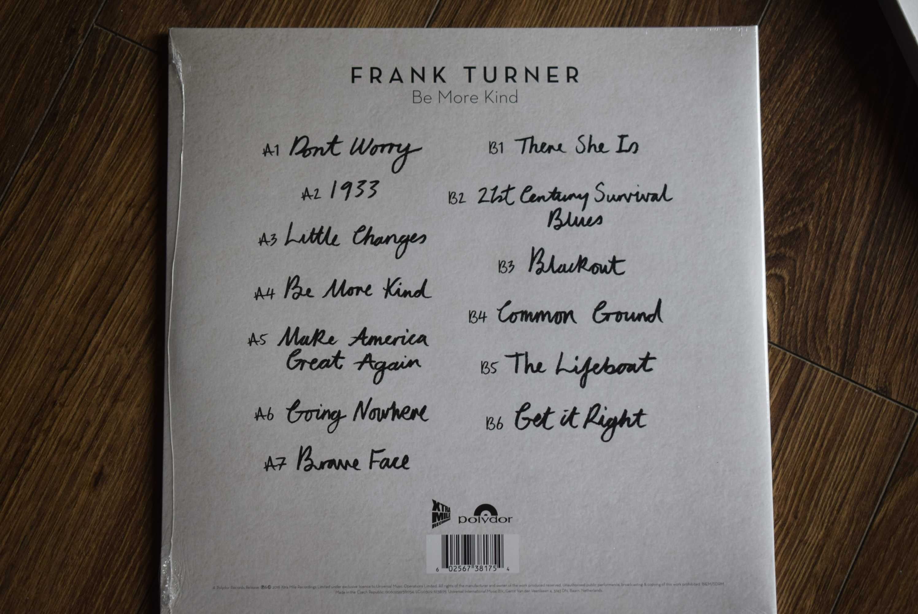 Frank Turner  Be More Kind Box Set Nowy
