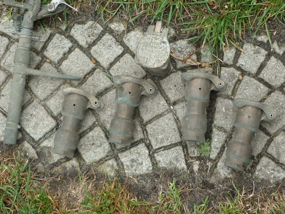 Tomadas de agua e aspersor