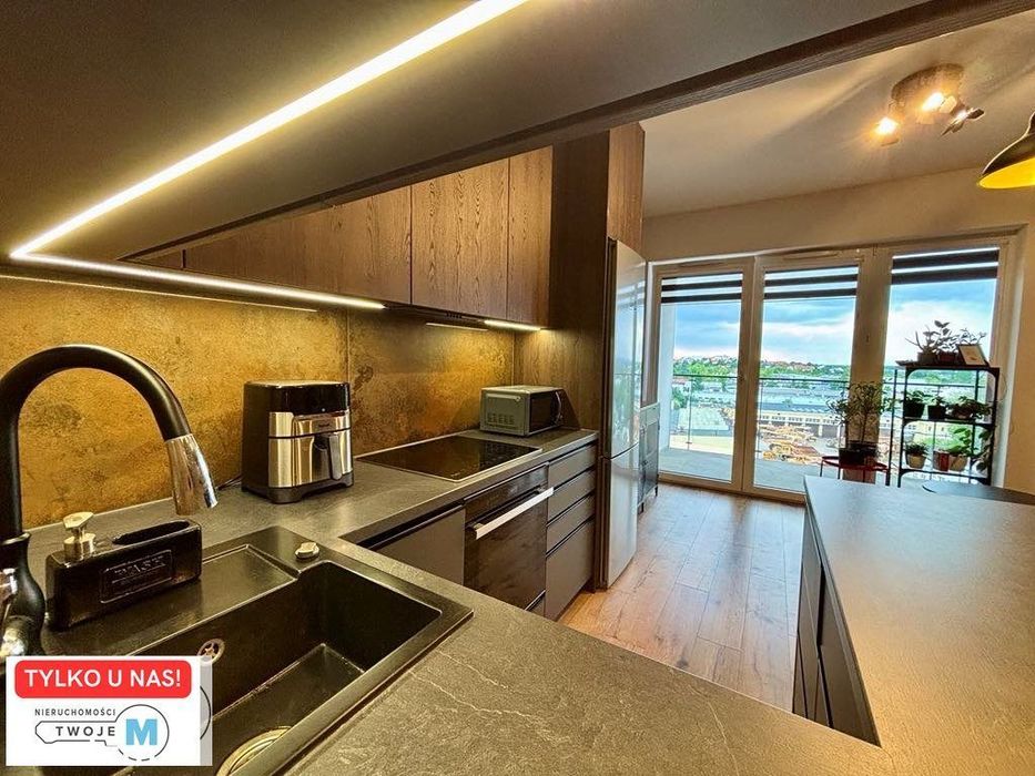 2 pokoje w apartamentowcu z dużym tarasem i widok