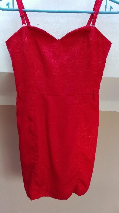 Czerwona mini h&m rozmiar xs