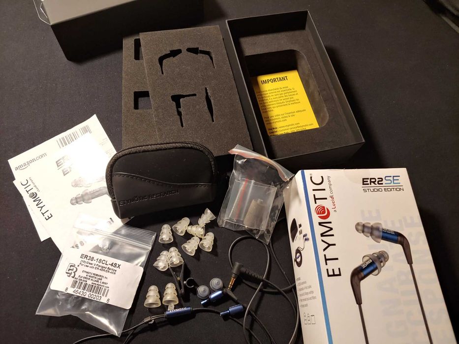 Etymotic ER2SE słuchawki dokanałowe przewodowe IEM