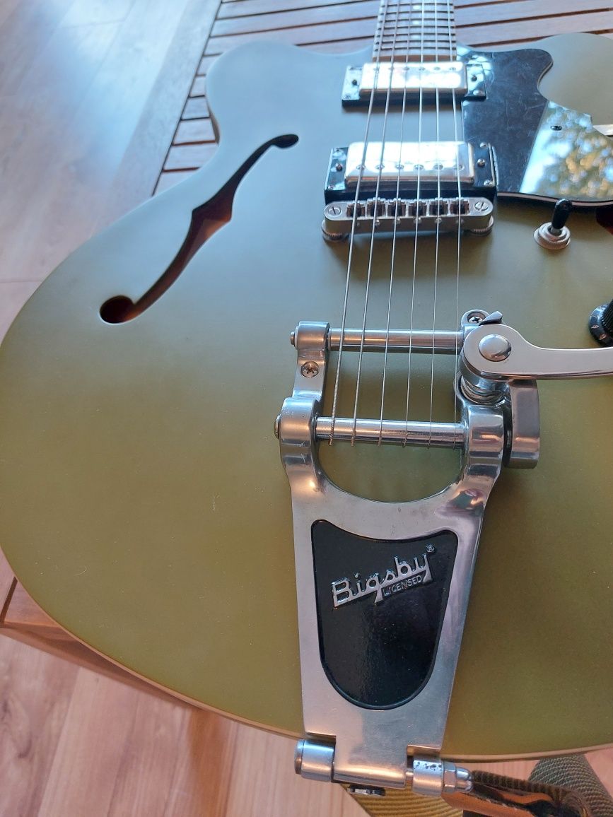 Gitara Hofner Verythin Bigsby Hollow body nie Sheraton/ES 335