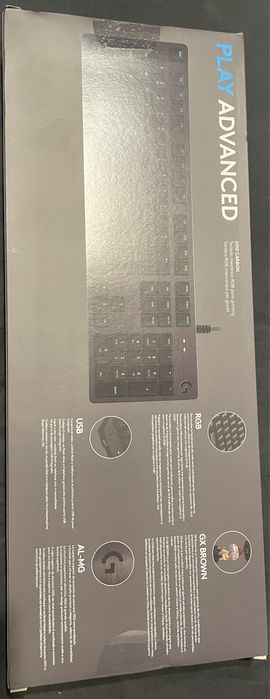 Teclado Mecânico Logitech G512 Carbon Brown Switches Novo