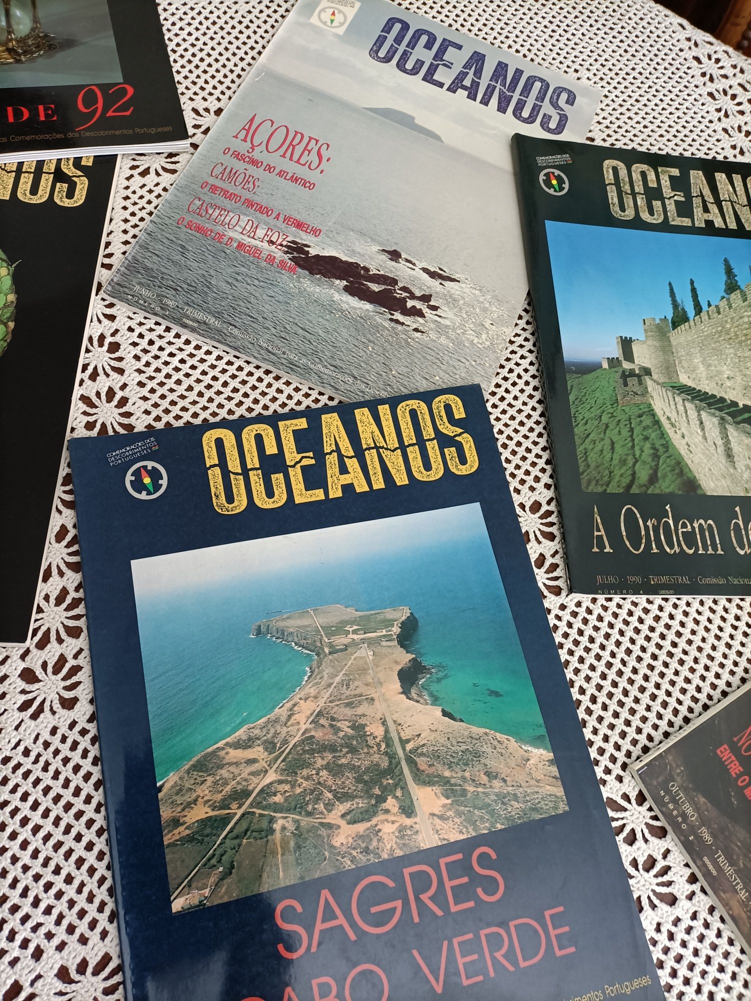 Vendo Revistas OCEANOS (6 números) em excelente estado.