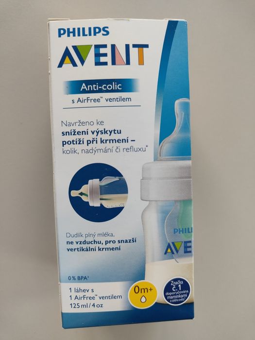 Пляшечка Avent з антиколіковою системою