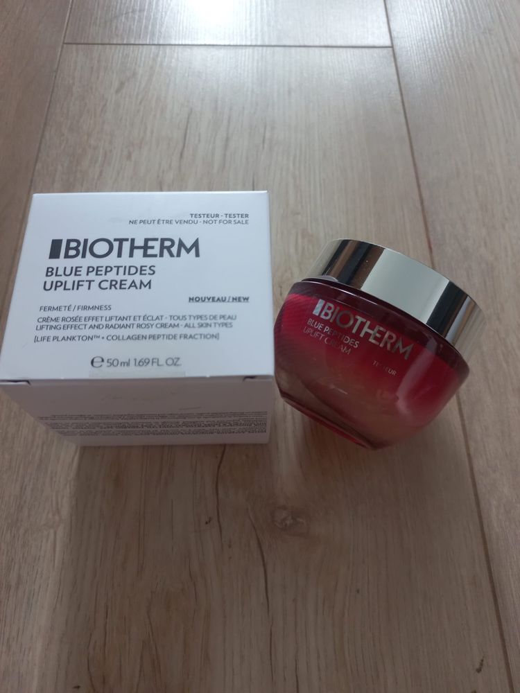 BIOTHERM BLUE PEPTIDES UPLIFT CREAM red algae krem peptydowy z algami