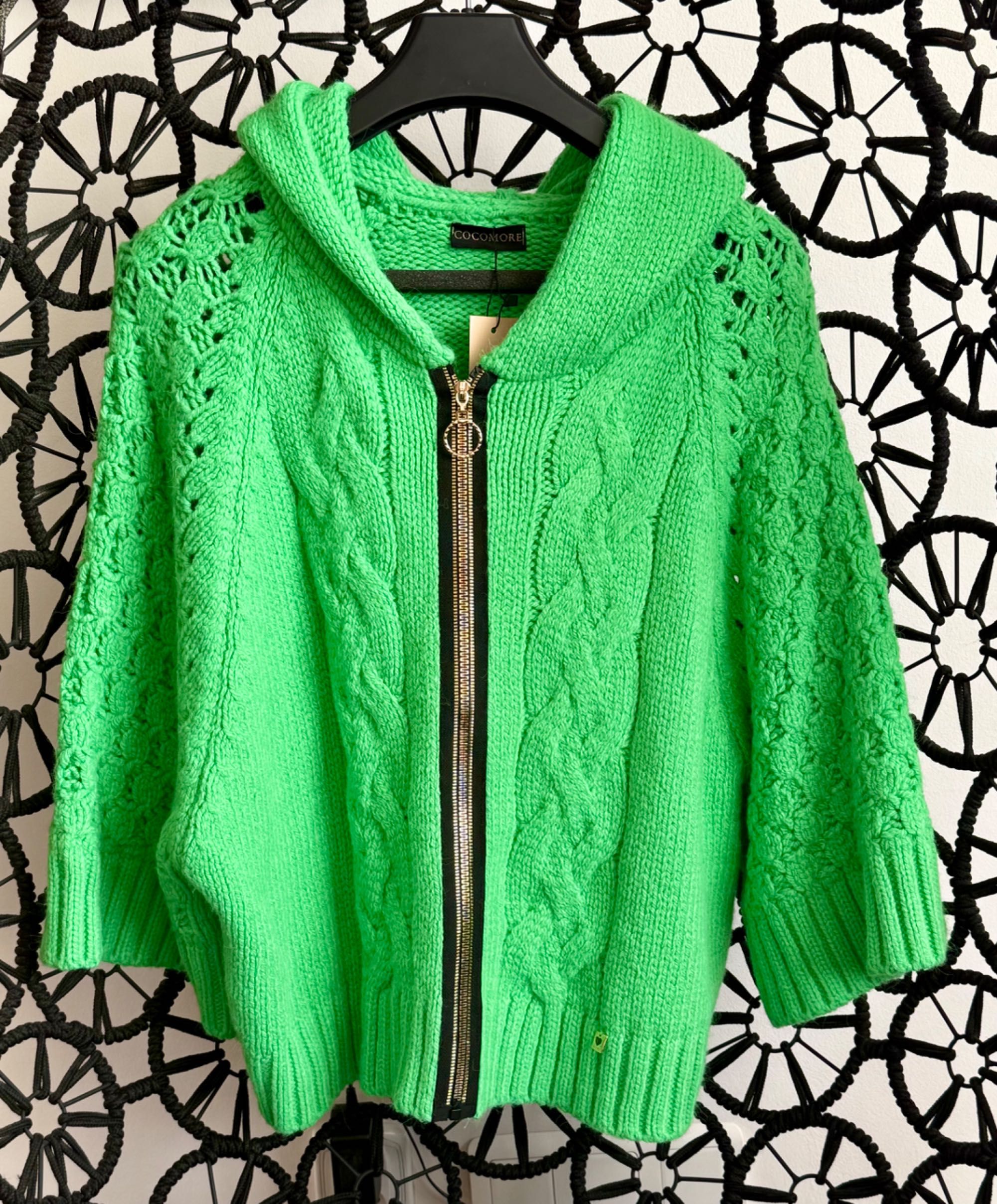 Sweter Cocomore zielony