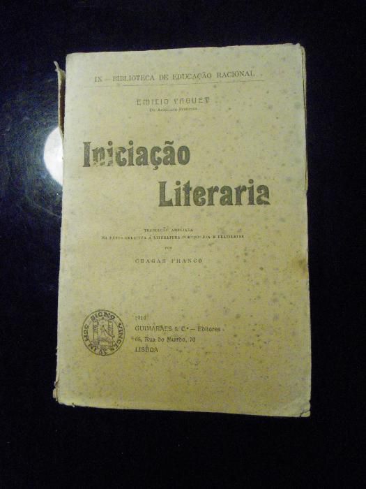 iniciaçao literaria 1 ediçao - emilio faguet - 1914, portes grátis