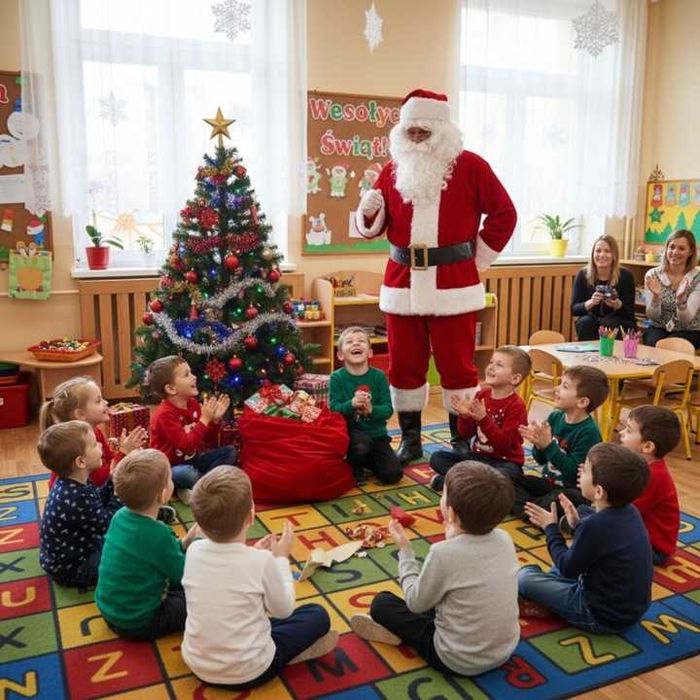 Profesjonalny Strój Mikołaja Gwiazdora Kostium Welurowy Zestaw 13 el