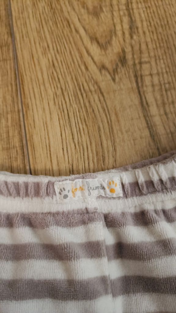 Półśpiochy śpiochy spodenki ze stopami 80 piżama zima