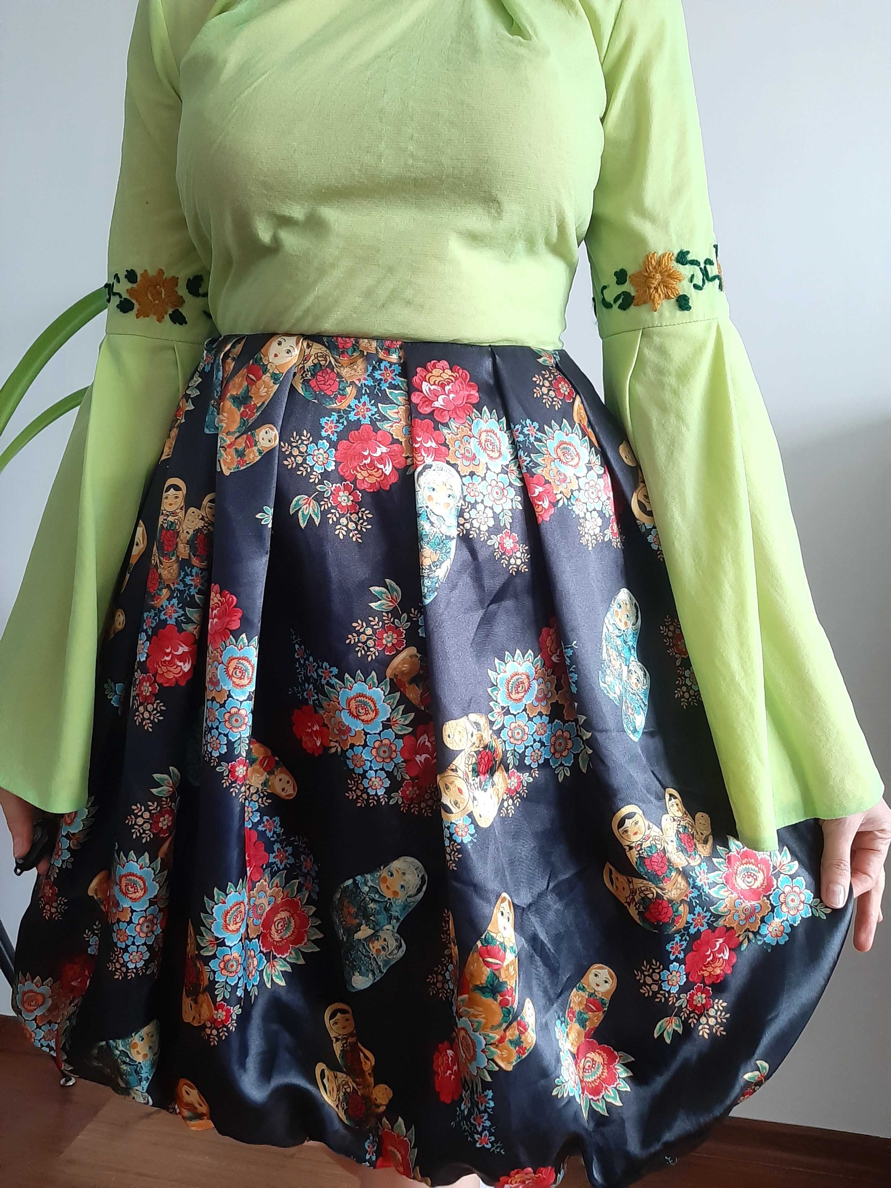Elegancka Vintage Sukienka damska imprezowa przebranie Mathilde 38
