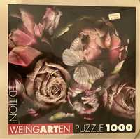 Puzzle borboleta e rosa 1000 peças