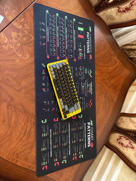 Logitech POP Keys Wireless Mechanical Keyboard UA Blast Yellow (идеал)