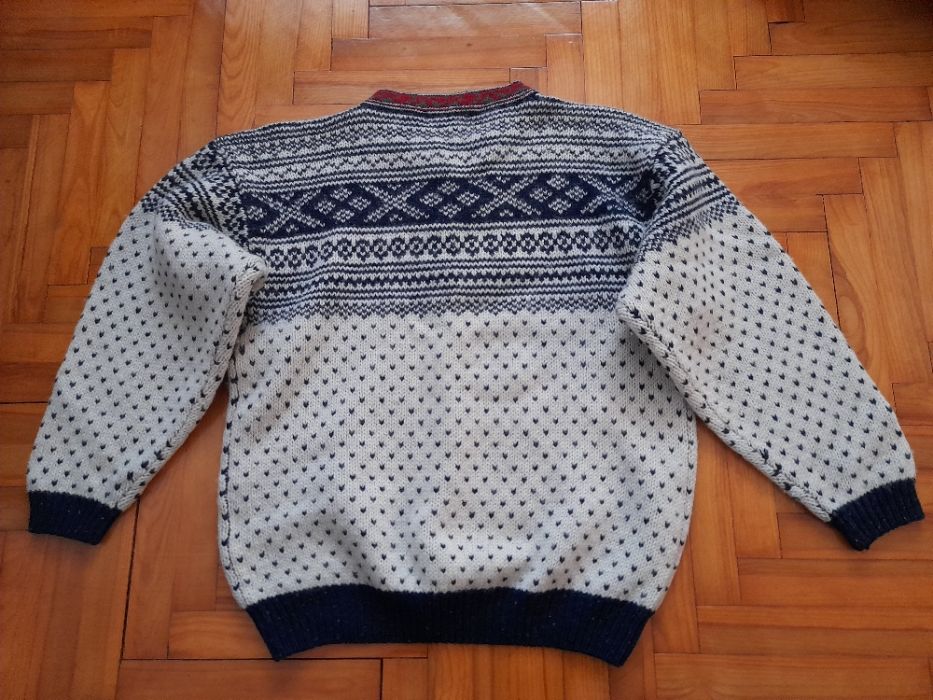 sweter 100% wełna tyrolski