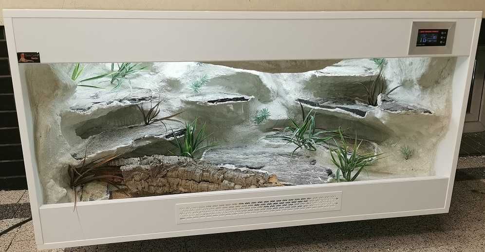 Terrarium 120/60/60 pustynne dla agamy brodatej na zamówienie