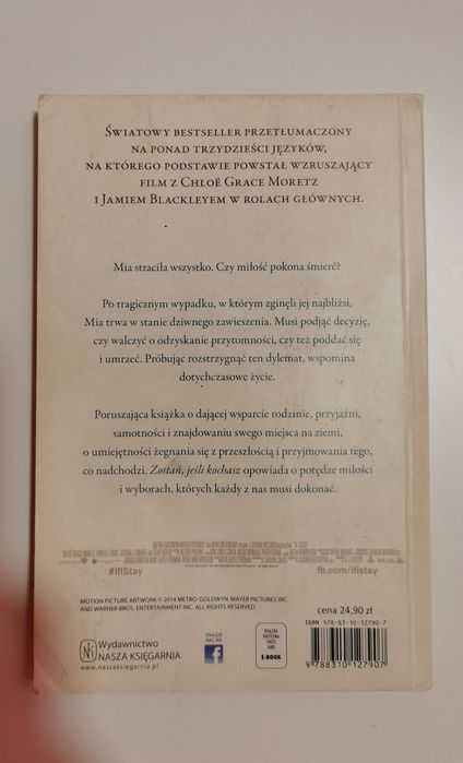 książki autorstwa Cecelia Ahern i Gayle Forman