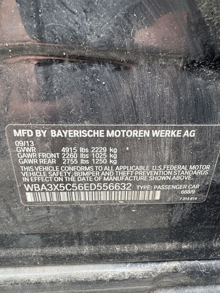 Bmw 3GT f34 / 2.0. Bebzyna / Xdrive. /