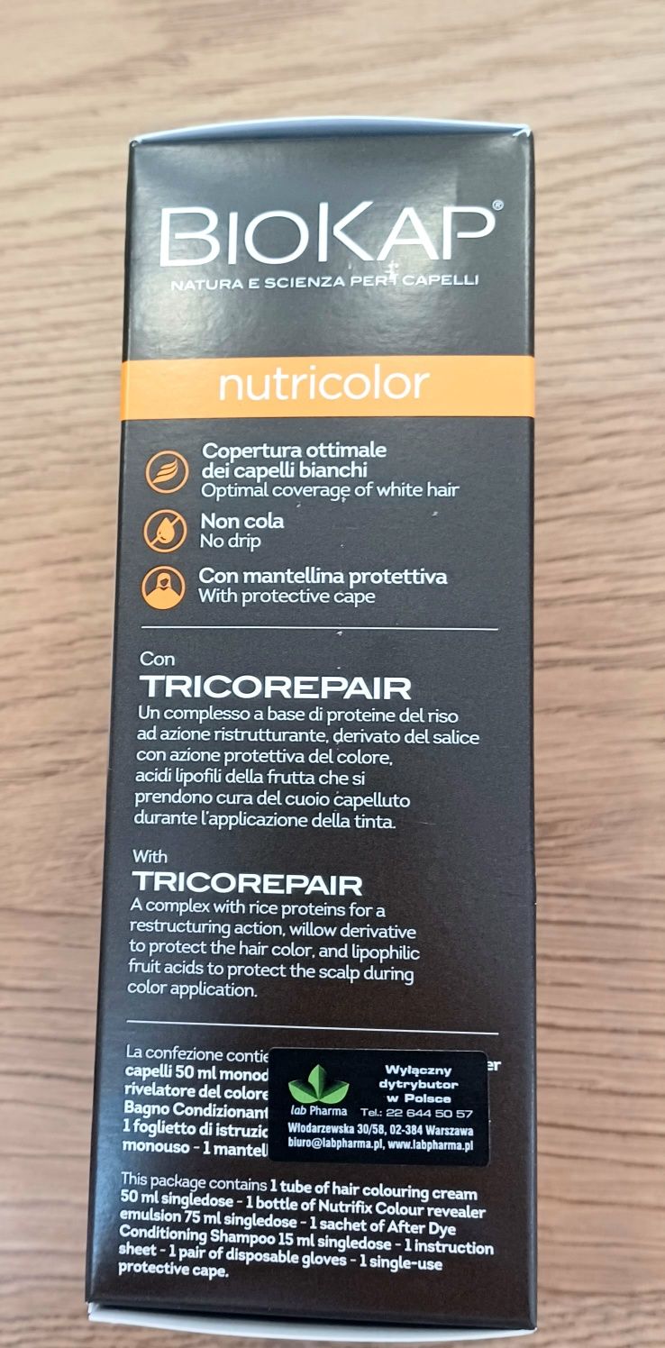 Farba Biokap NOWA 4,06 Kawowy brąz nutricolor