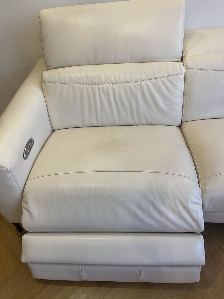 Sofa skórzana Kler z relaksem