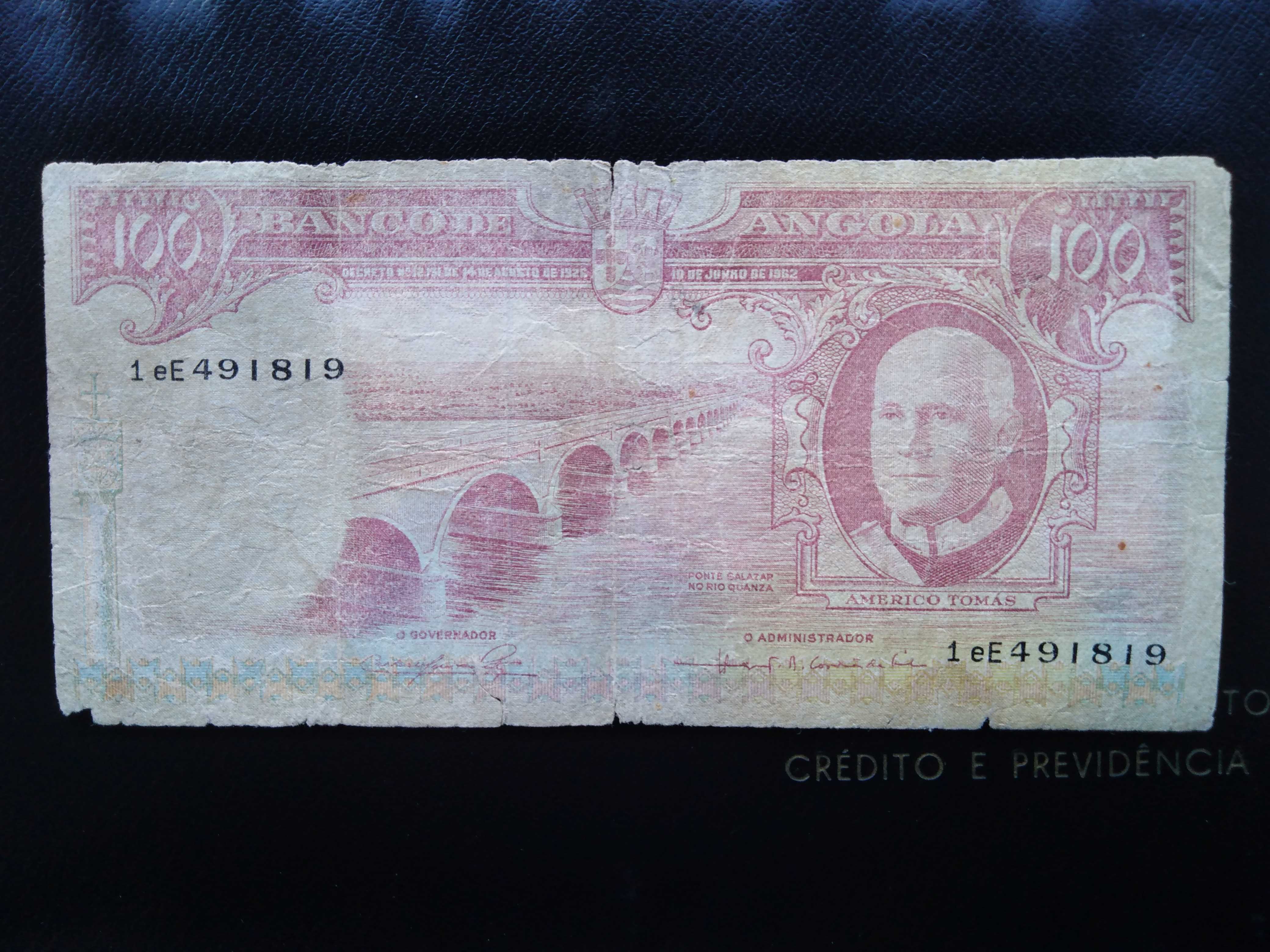 Nota 100 escudos "Américo Tomás" 1962