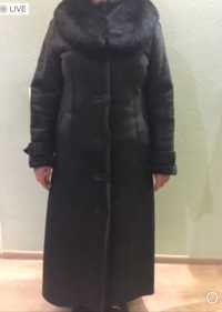 Дубленка пальто женская натуральная