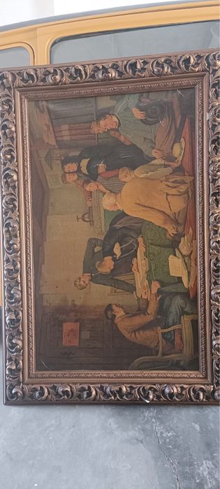 Quadro “A leitura do Testamento” Eduard Swoboda