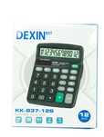 Kalkulator DEXIN 12cyfrowy KK-837-12S Czarny