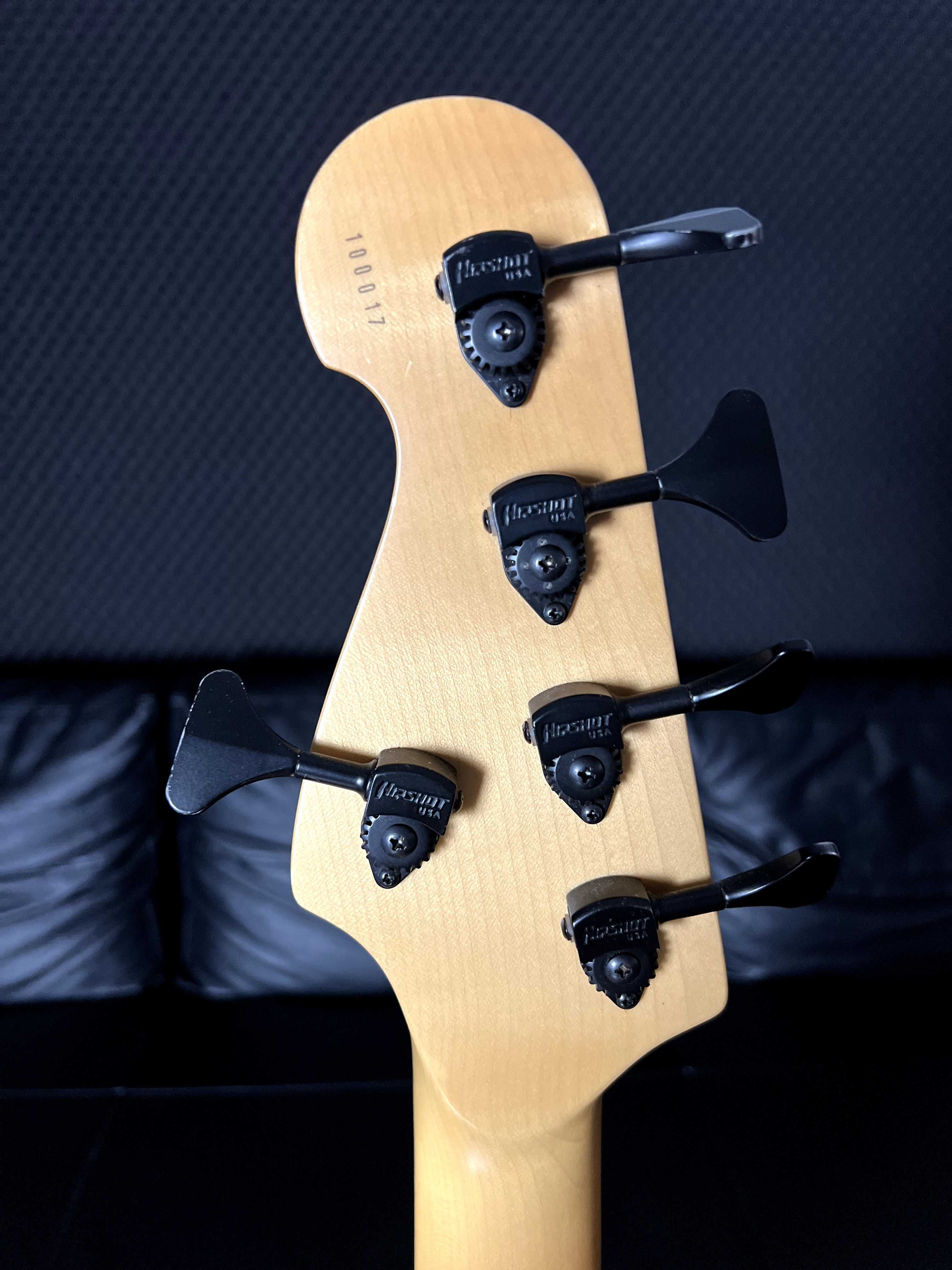 Maruszczyk Elwood 5 - Spalted Maple & Swamp Ash Body w/ upgrades