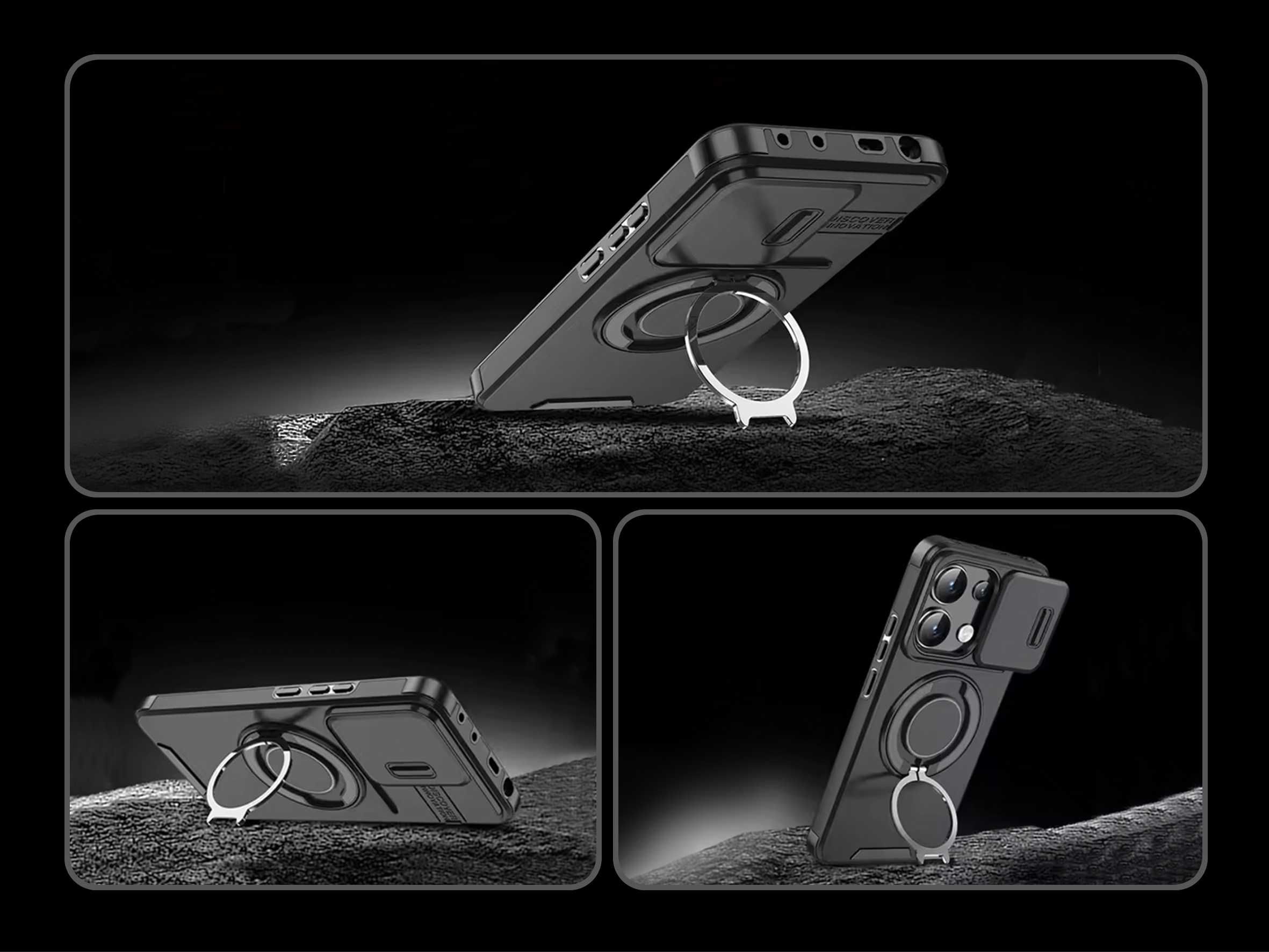 Capa magnética à prova de choque para Redmi Note 14 5G