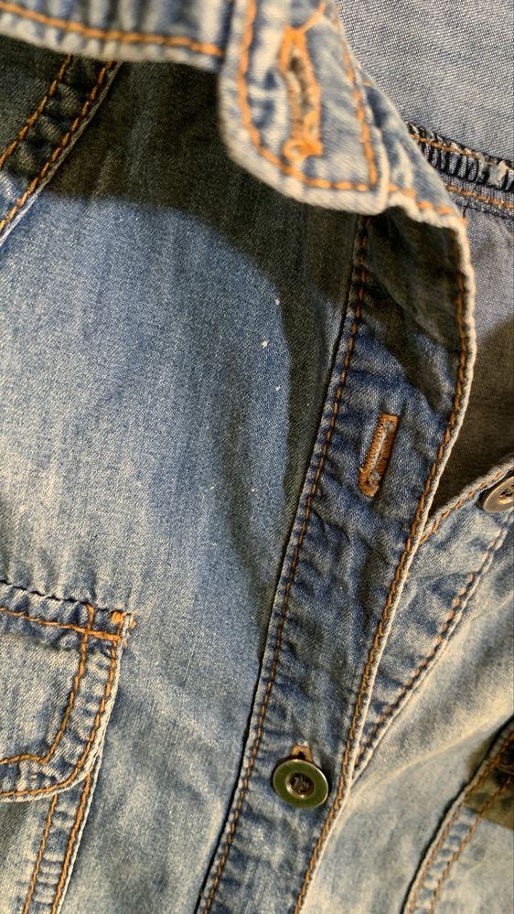 Koszula damska jeansowa Only XL uni oversize tunika