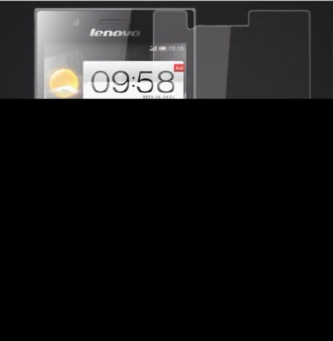 Защитное закаленное стекло с вырезом под спикер для Lenovo k900